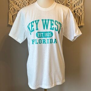 White Key West Florida Graphic Tee